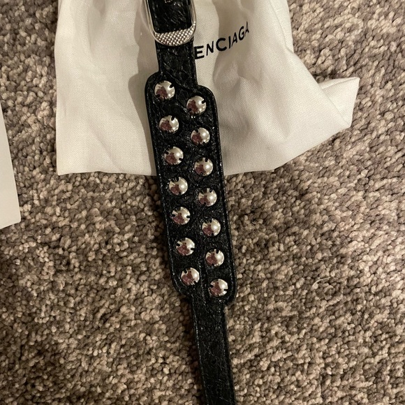 Balenciaga Arena Giant All Stud Two Row Bracelet - Picture 4 of 7